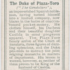 The Duke of Plaza-Toro.