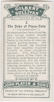 The Duke of Plaza-Toro.