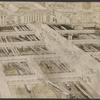 Drawing of Grand Central Terminal with street level cutaway to subway tracks