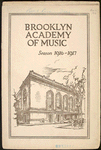 Brooklyn Academy of Music Season 1916-1917