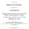 The injustice and impolicy of the slave trade, and of the slavery of the Africans: illustrated in a sermon preached before the Connecticut Society for the Promotion of Freedom, and for the Relief of Persons Unlawfully Holden in Bondage, at their annual meeting in New Haven, September 15, 1791