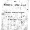 The interest in slavery of the southern non-slave-holder. The right of peaceful secession. Slavery in the Bible.