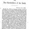 The interest in slavery of the southern non-slave-holder. The right of peaceful secession. Slavery in the Bible.