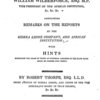 A letter to William Wilberforce, Esq. M.P., vice president of the African Institution, &c, &c, &c., containing remarks on the reports of the Sierra Leone Company and African Institution, with hints respecting the means by which an universal abolition of the slave trade might be carried into effect