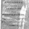 Speeches in Parliament, respecting the abolition of the African slave trade