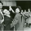 Avner Eisenburg, Gordon Joseph Weiss, and Helen Schneider in the stage production Ghetto