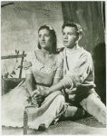 Patricia Brooks and Ray Stricklyn in the stage production The Grass Harp