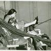 Irene Papas in rehearsal for the stage production Iphigenia in Aulis