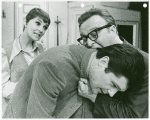 Carole Shelley, Fred Willard and Vincent Gardenia from the replacement cast of the 1969 Off-Broadway production of Little Murders