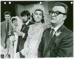 Fred Willard, Carole Shelley, Paul Benedict, Elizabeth Wilson and Vincent Gardenia from the replacement cast of the 1969 Off-Broadway production of Little Murders