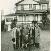 Cast and crew in front of Eugene O'Neill's home