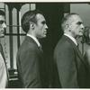 Albert Morgenstern, Jason Robards Jr., Fredric March, and Florence Eldridge in the stage production Long Day's Journey into Night