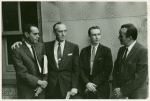 José Quintero, Fredric March, Leigh Connell, and Ted Mann