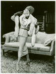 Carrie Nye in the stage production The Man Who Came to Dinner