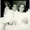 Mary Elizabeth Mastrantonio, Christopher Reeve, and Dana Ivey in the stage production The Marriage of Figaro