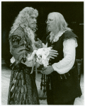 Thomas Gibson and Philip Bosco in the stage production The Miser