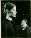 Pamela Payton-Wright and Colleen Dewhurst in the stage production Mourning Becomes Electra