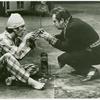 Paul Rudd and Richard Venture in the stage production The National Health