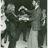 Richard Chamberlain and Sylvia Miles at the opening night party of The Night of the Iguana