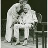 Dorothy McGuire and William Roerick in the stage production The Night of the Iguana
