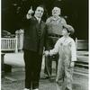 Nathan Lane, Matthew Porac, and George C. Scott in the stage production On Borrowed Time