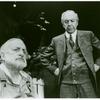 George C. Scott and Conrad Bain in the stage production On Borrowed Time