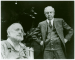 George C. Scott and Conrad Bain in the stage production On Borrowed Time