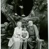 Nathan Lane, Teresa Wright, Matthew Porac, and George C. Scott in the stage production On Borrowed Time