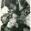 James Earl Jones and Flora Elkins in the stage production Othello