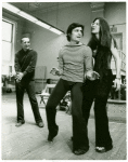 Ted Mann, Edward Villella, and Margo Sappington in rehearsal for the stage production Pal Joey