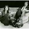 Barbara Feldon and Laurence Luckinbill in the stage production Past Tense