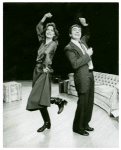 Barbara Feldon and Laurence Luckinbill in the stage production Past Tense