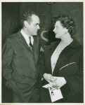 Jose Quintero with Mrs. Sean O'Casey