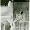 Pamela Payton-Wright and Paul Rudd in the stage production Romeo and Juliet