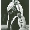 Christopher Plummer (top) in the stage production The Royal Hunt of the Sun