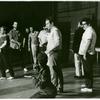 Rehearsal for the stage production The Royal Hunt of the Sun
