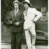 Gavin Reed and Jim Dale in the stage production Scapino