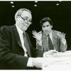 Stephen McHattie and Griffin Dunne in the stage production Search and Destroy