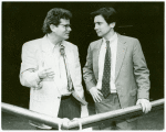 T. G. Waites and Griffin Dunne in the stage production Search and Destroy