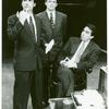 Griffin Dunne, Keith Szarabajka, and Thom Sesma in the stage production Search and Destroy