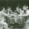 Mateo Gómez, Frank Converse, Kim Coates, and Gary Cookson in the stage production A Streetcar Named Desire