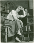 Publicity series: Betty Miller preparing for rehearsal