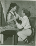 Unknown actor and Michael Sheehan in the stage production Summer and Smoke