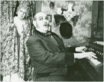 Beth Fowler and Michael McCarty in the stage production Sweeney Todd
