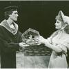 Jim Walton and Gretchen Kingsley in the stage production Sweeney Todd