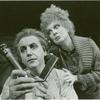 Bob Gunton and Beth Fowler in the stage production Sweeney Todd