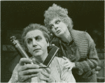 Bob Gunton and Beth Fowler in the stage production Sweeney Todd