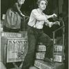Bob Gunton and Beth Fowler in the stage production Sweeney Todd