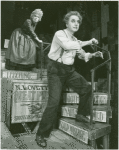 Bob Gunton and Beth Fowler in the stage production Sweeney Todd