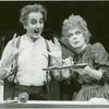Bob Gunton and Beth Fowler in the stage production Sweeney Todd